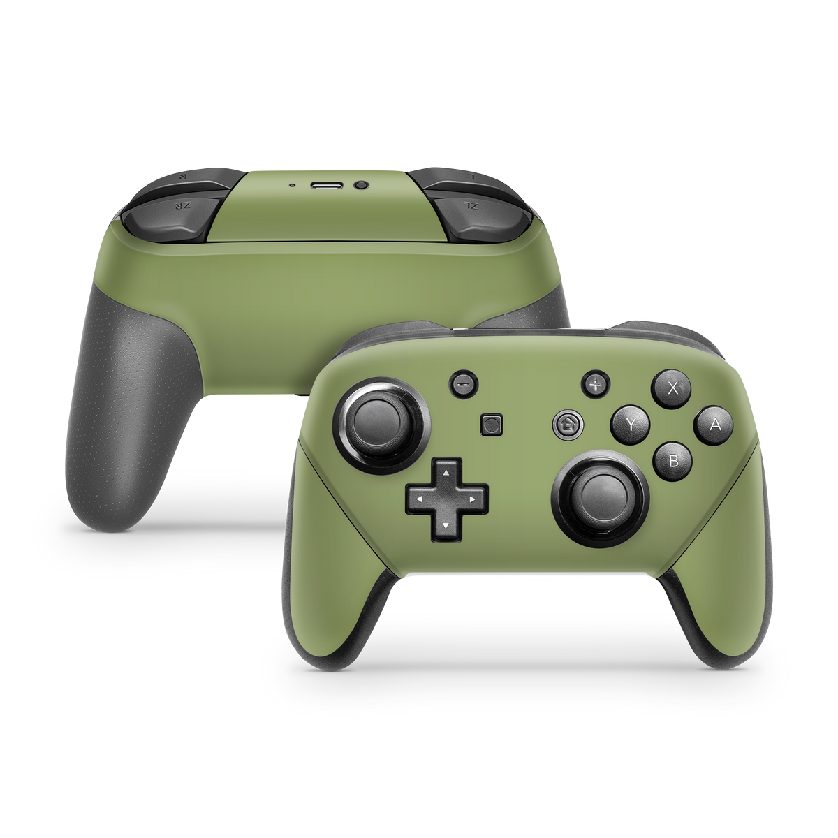 Nintendo Switch Controller Skin Moss Green