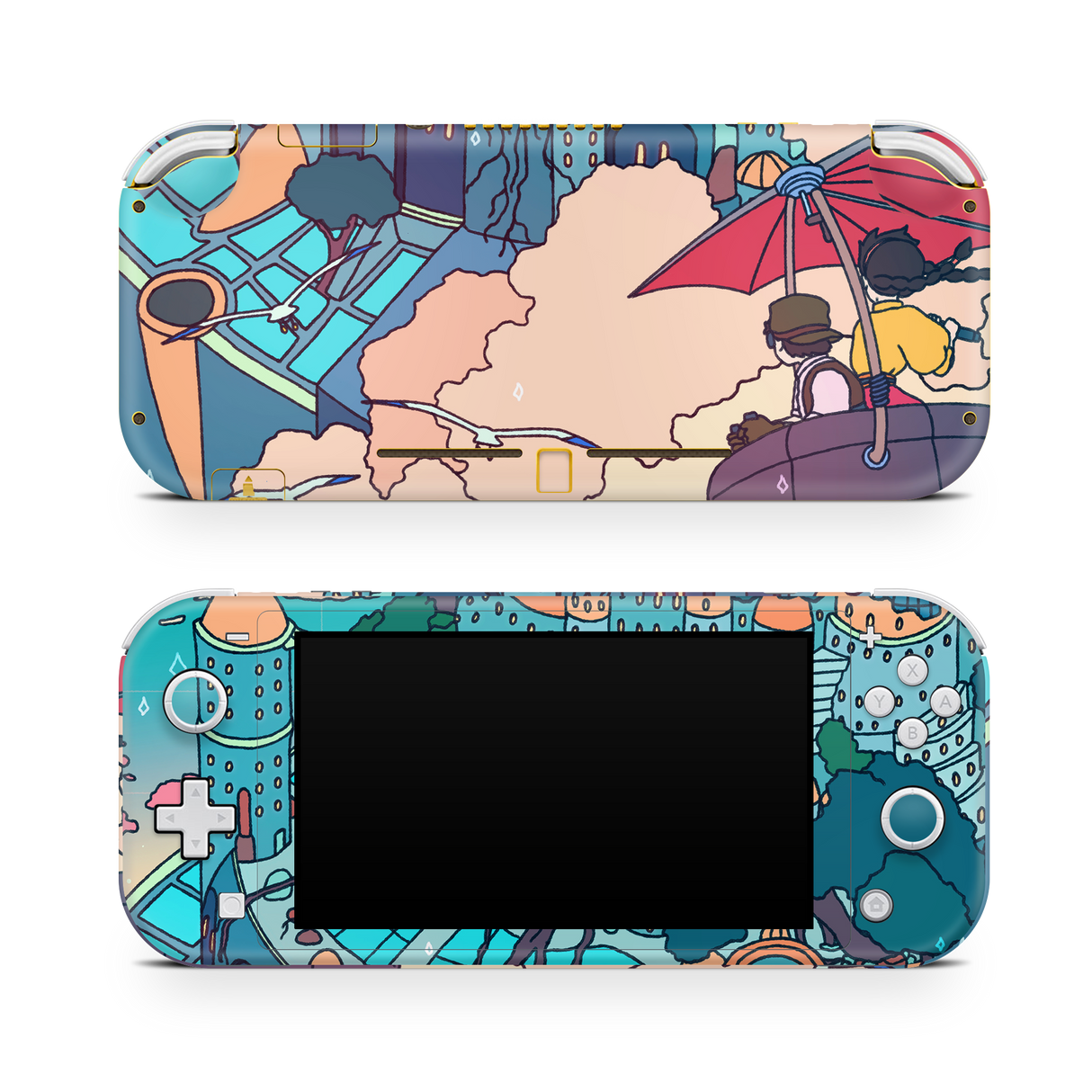 Nintendo Switch LITE Skin Castle in the Sky