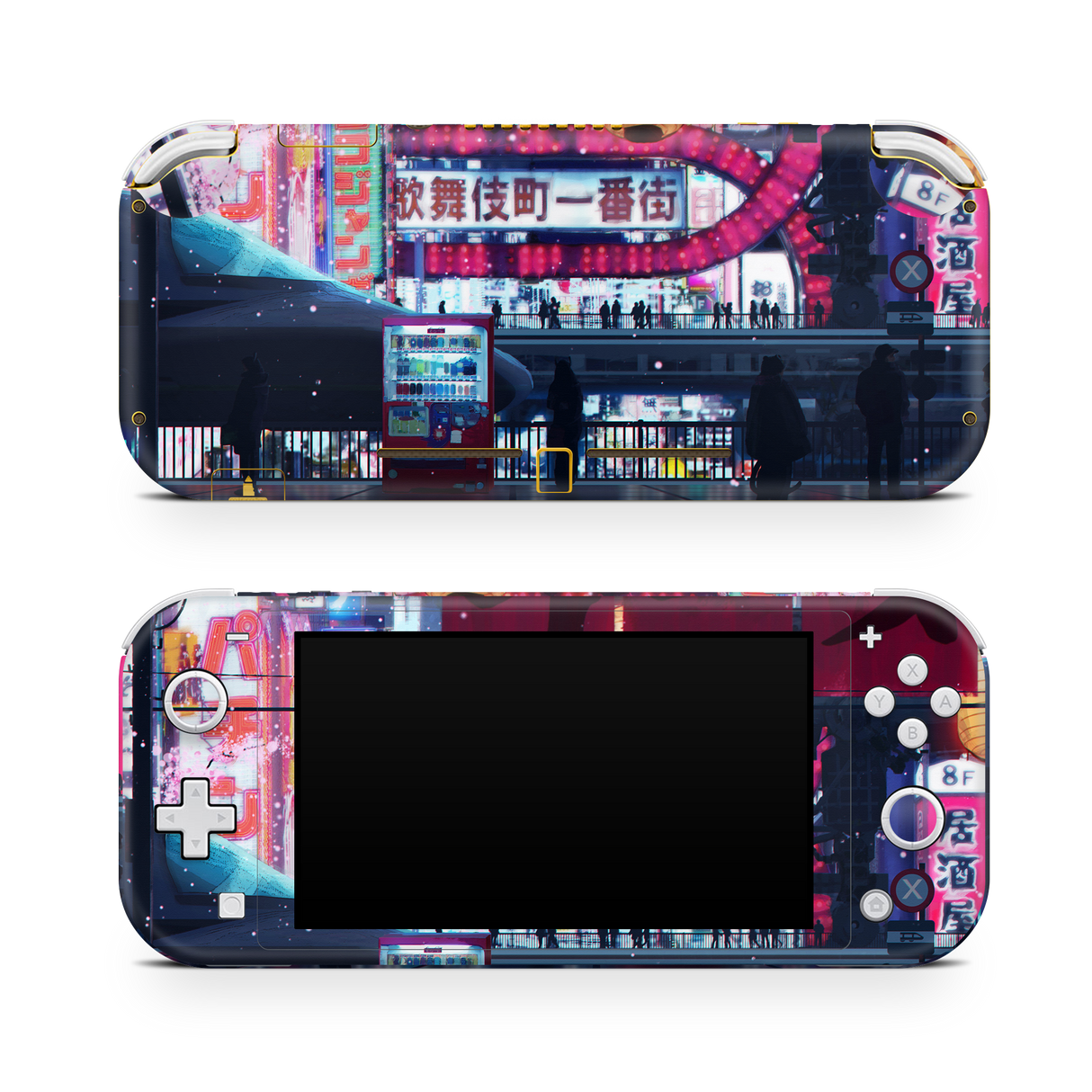 Nintendo Switch LITE Skin Cyberpunk Streets