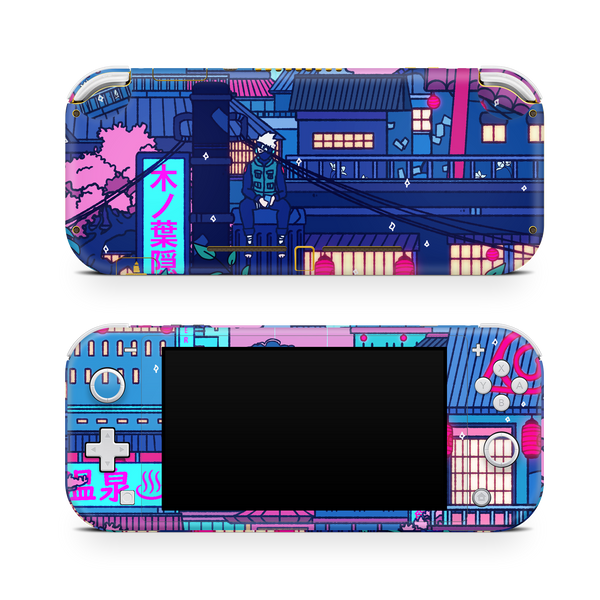 Nintendo Switch カスタマイズ Nintendo Switch LITE Skin Cyberpunk Village – CUCU Covers