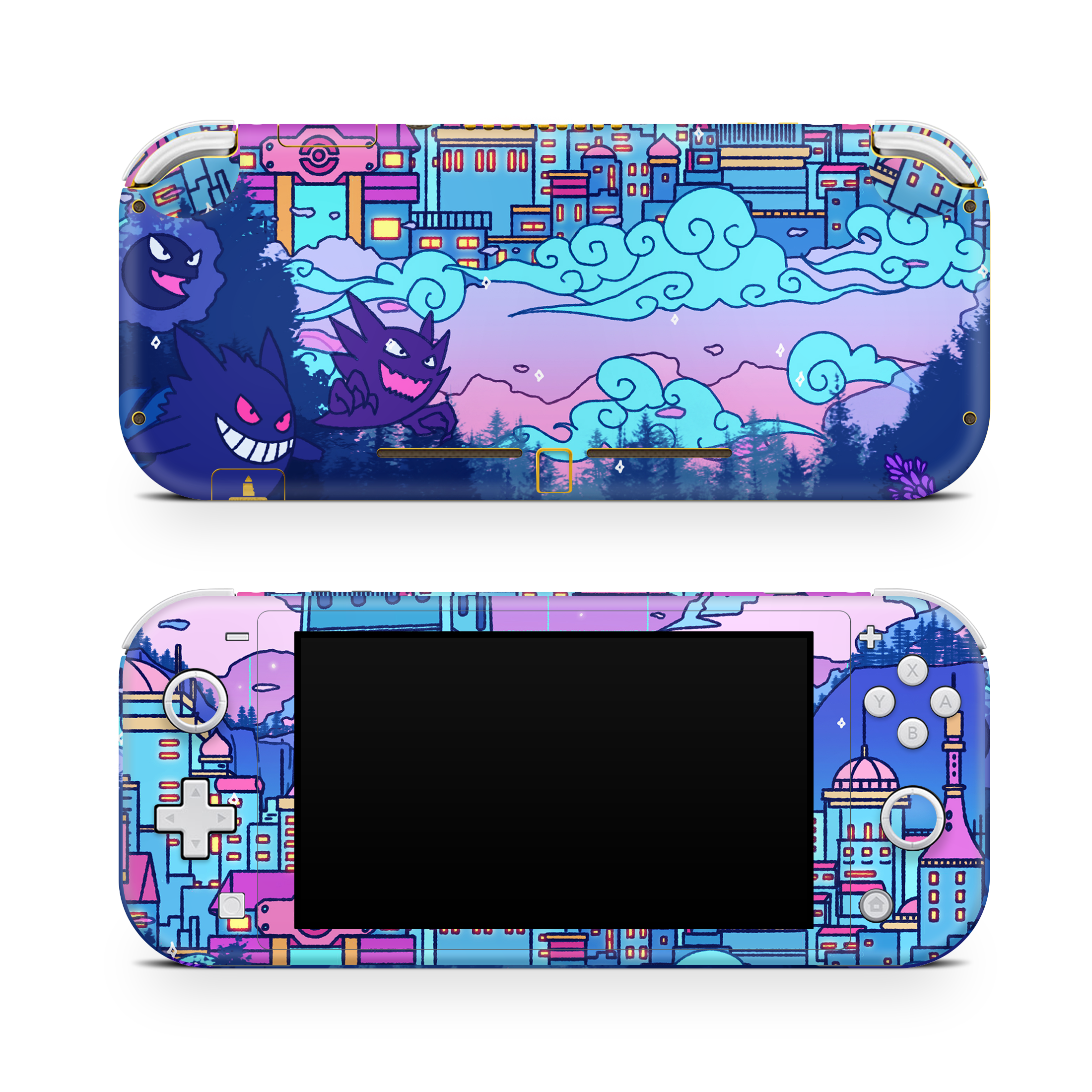 Nintendo Switch LITE Skin Lavender Town - Main Image