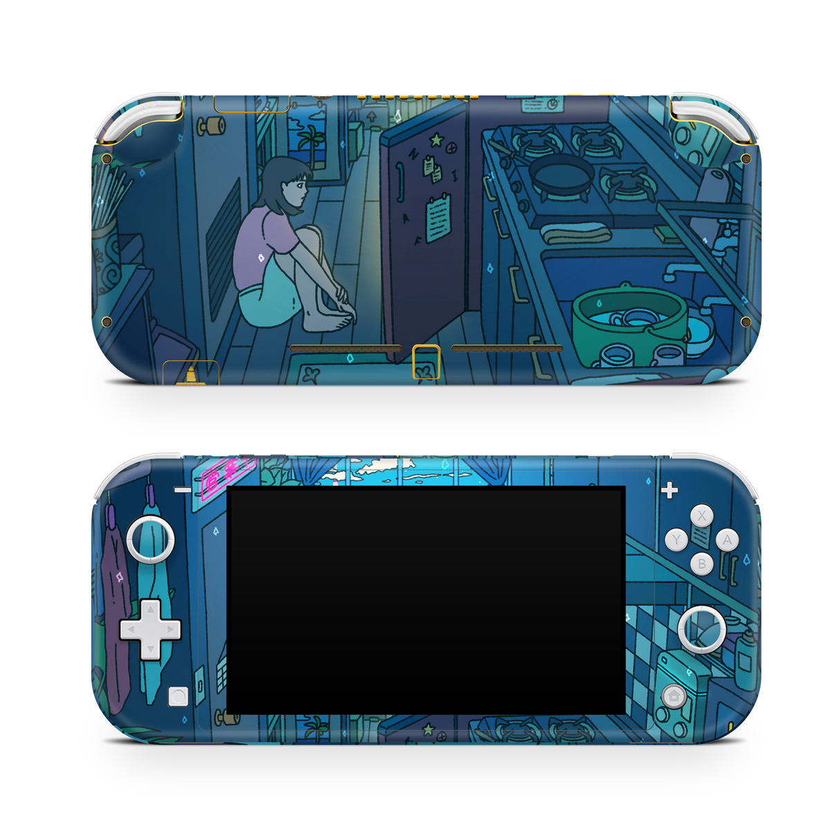 Nintendo Switch LITE Skin Perfect Blue