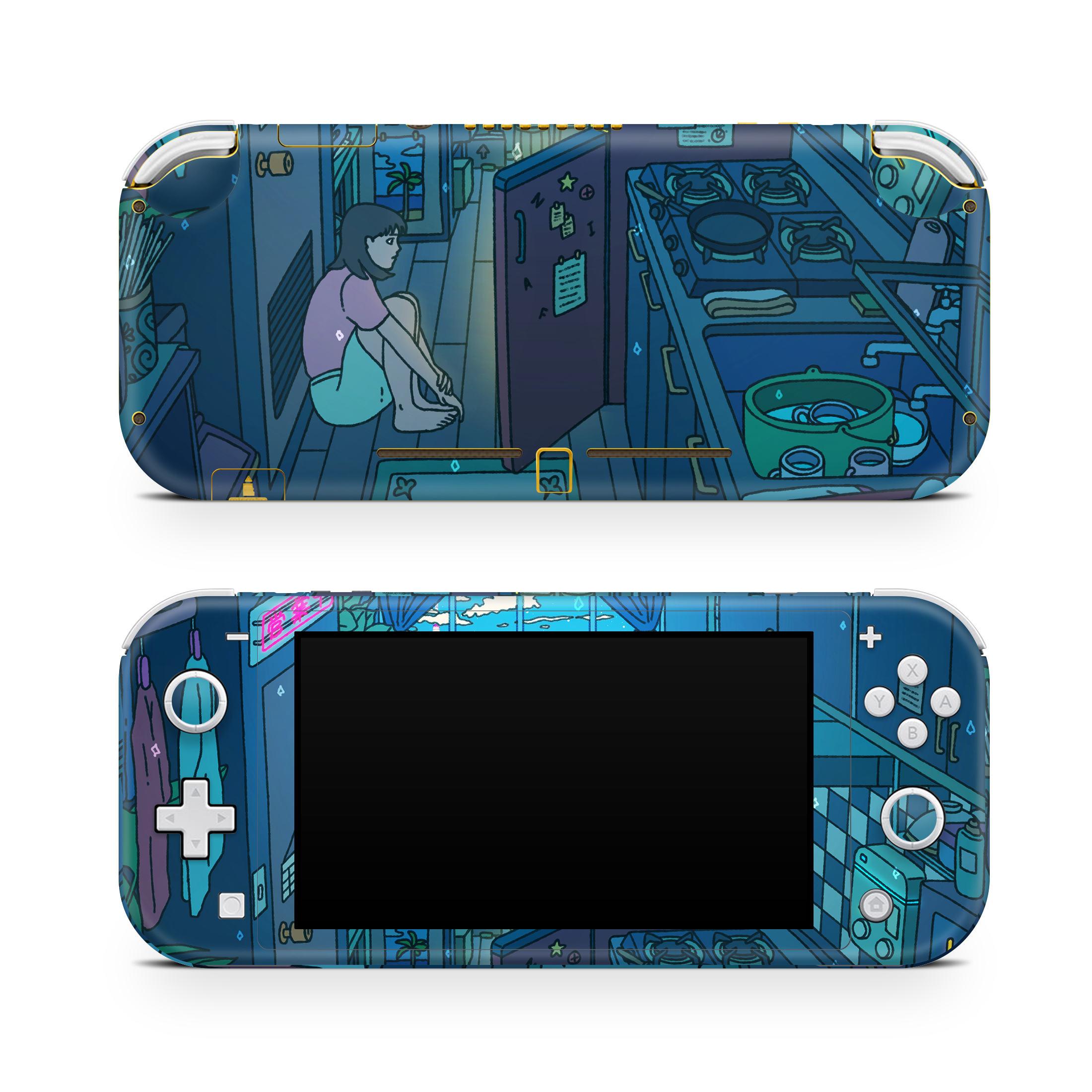 Nintendo Switch LITE Skin Perfect Blue