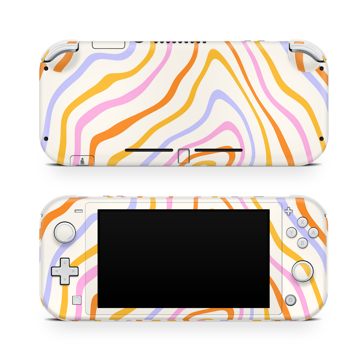 Nintendo Switch Lite Skin Abstract Rainbow