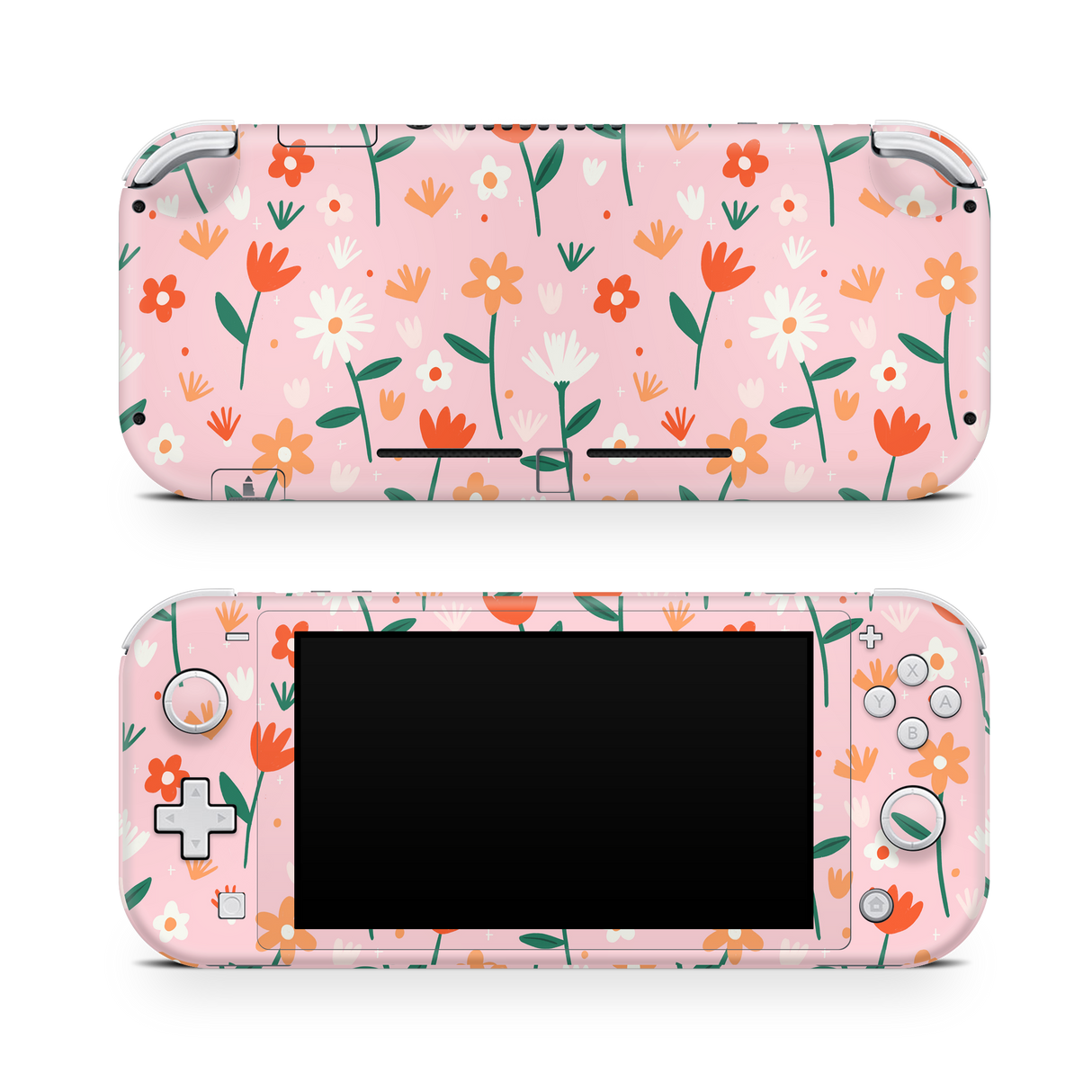 Nintendo Switch Lite Skin Flowers In Summer