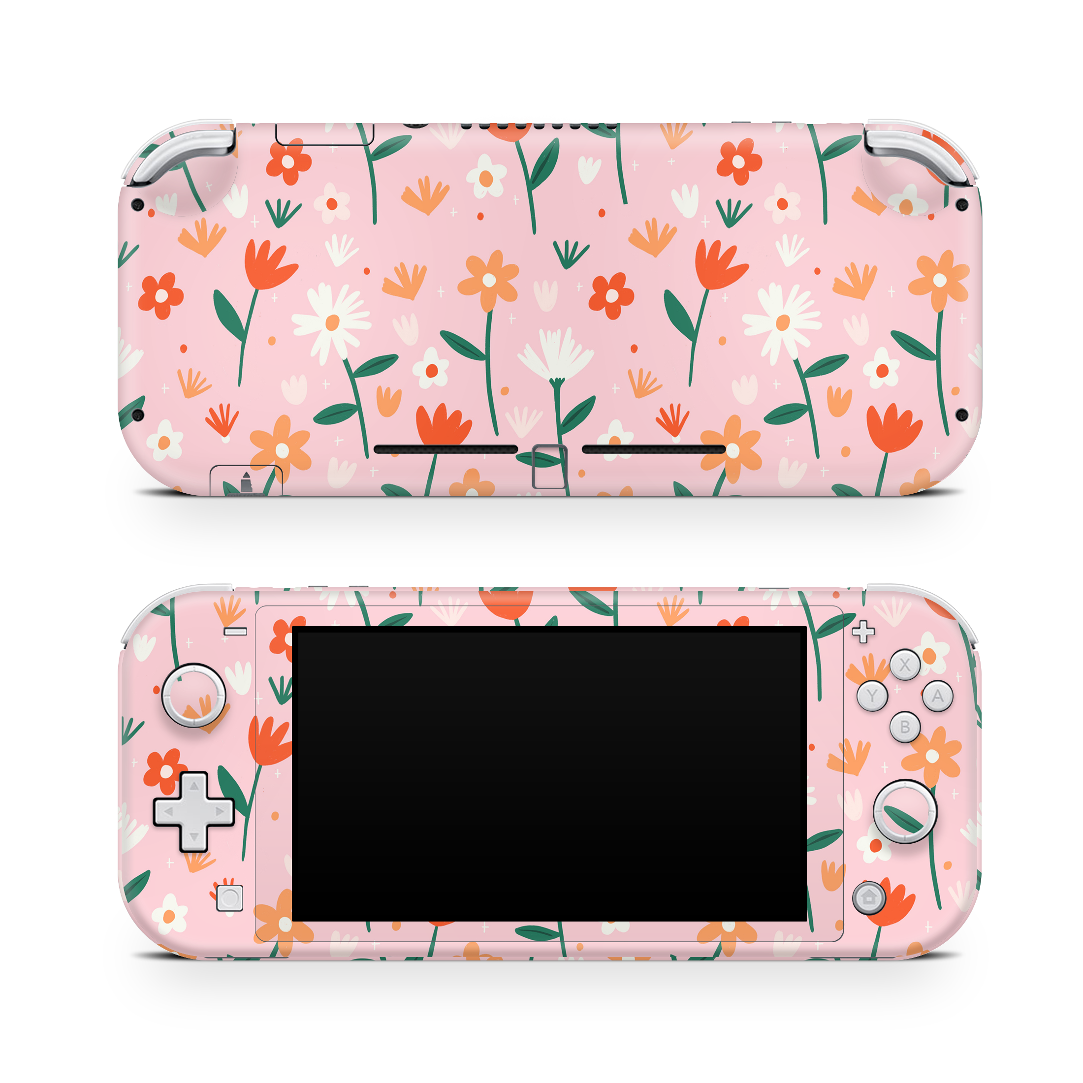 Nintendo Switch Lite Skin Flowers In Summer