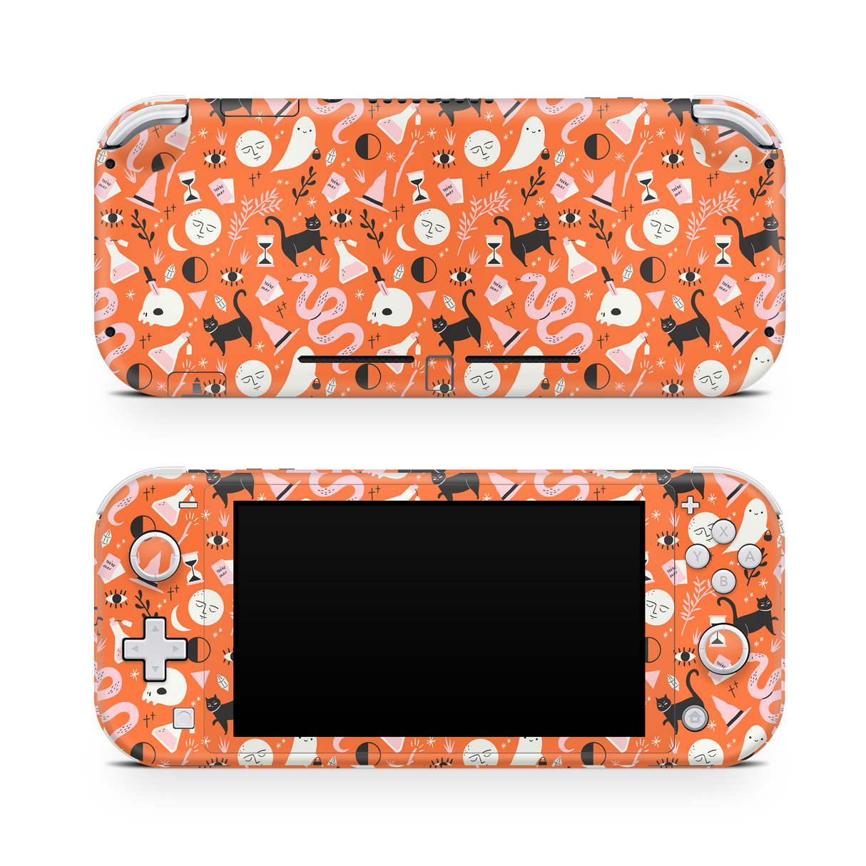 Nintendo Switch Lite Skin Halloween Pattern