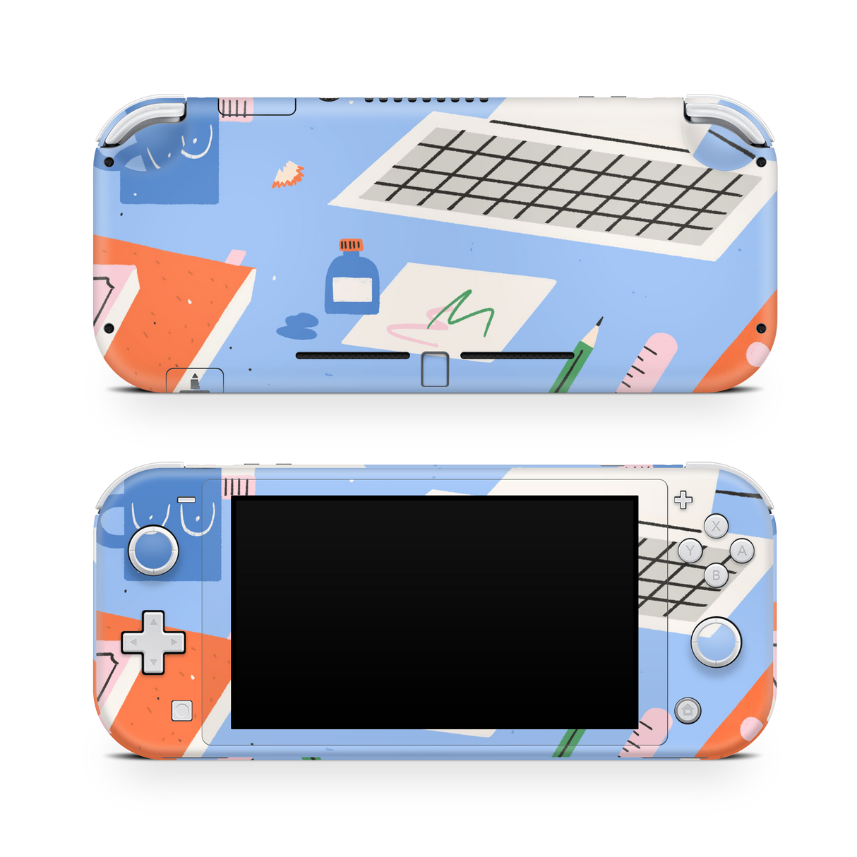 Nintendo Switch Lite Skin Messy Desk