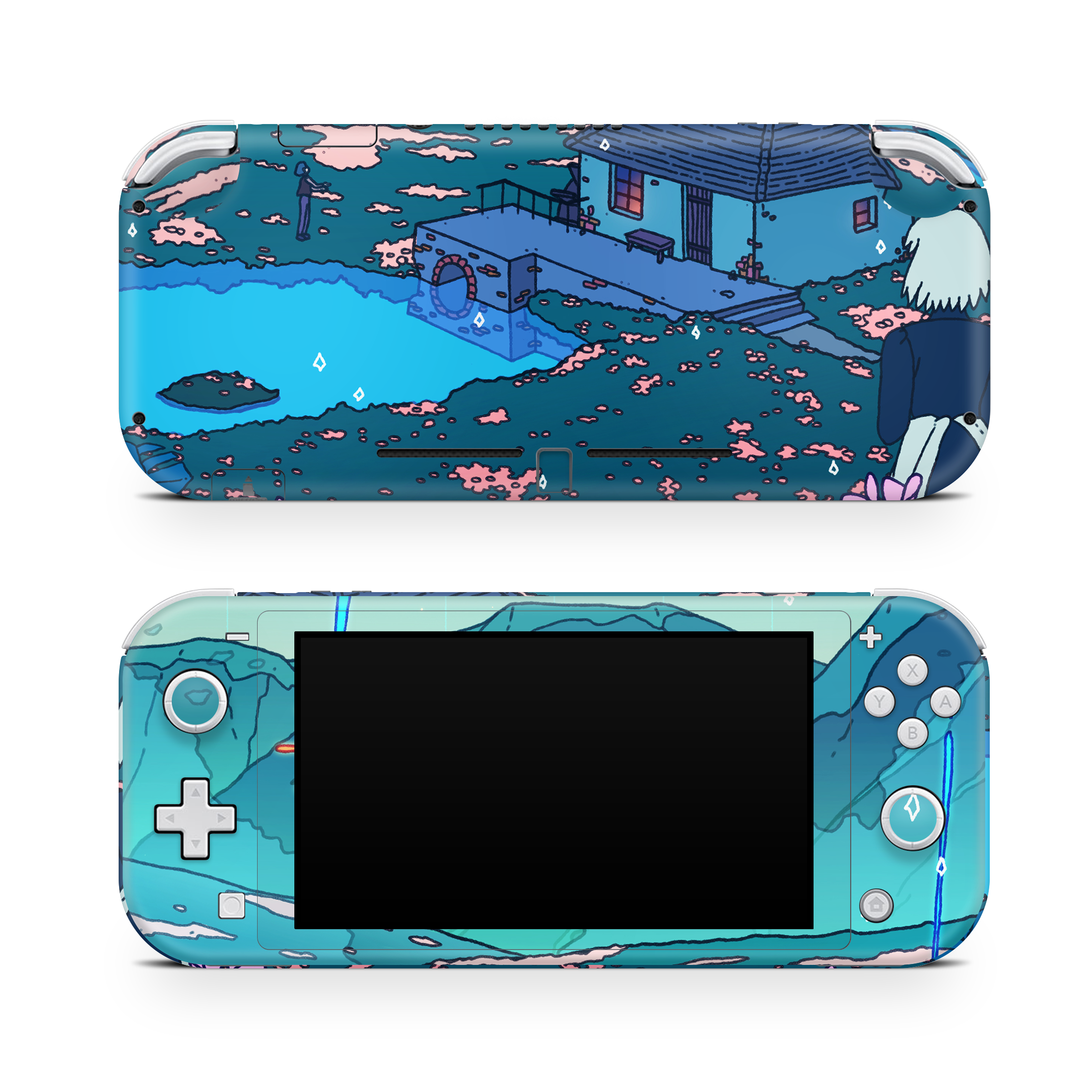Nintendo Switch LITE Skin Crystal Shower