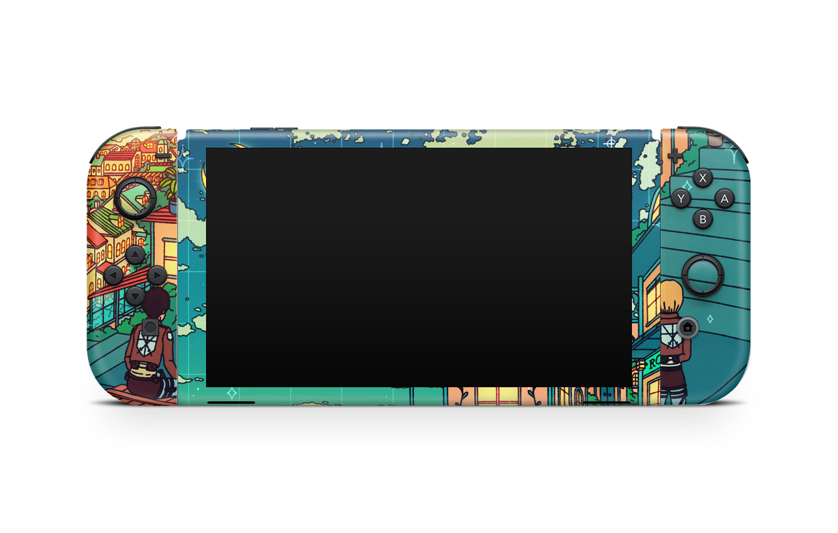 Nintendo Switch OLED Skin Titan and friends