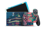 Nintendo Switch OLED Skin Bathhouse Day and Night