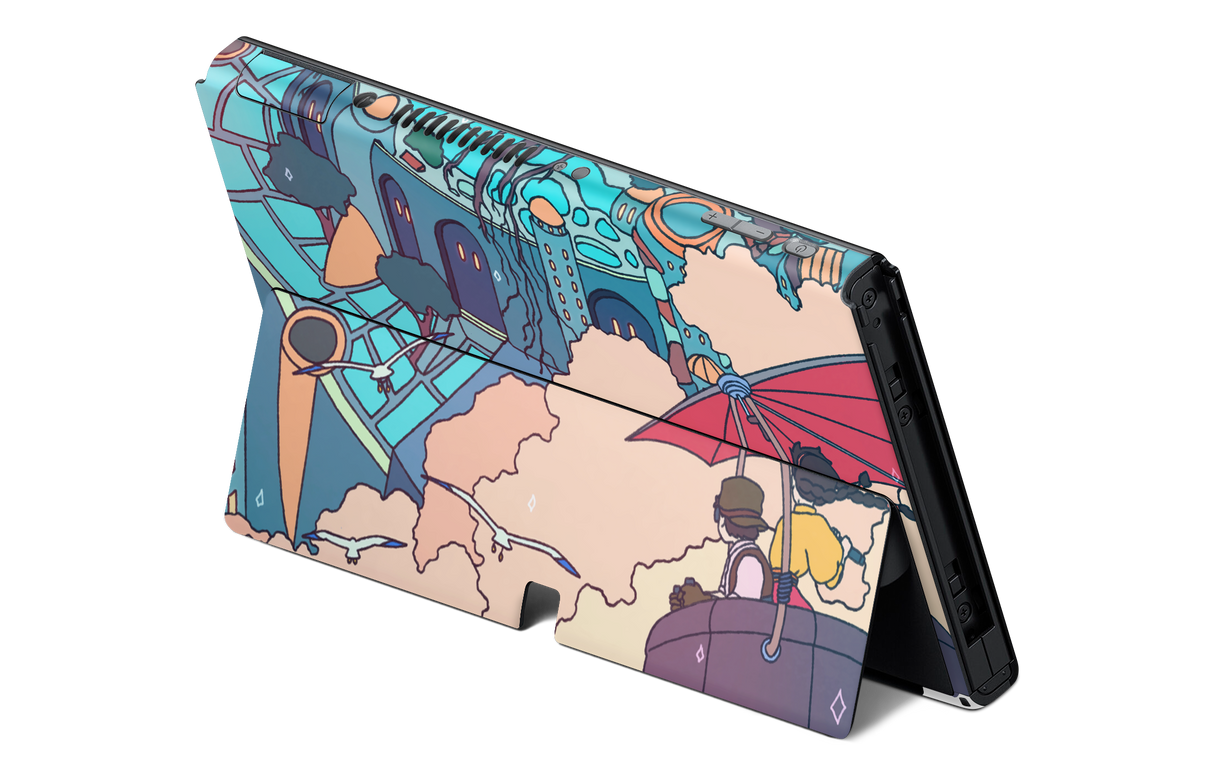 Nintendo Switch OLED Skin Castle in the Sky