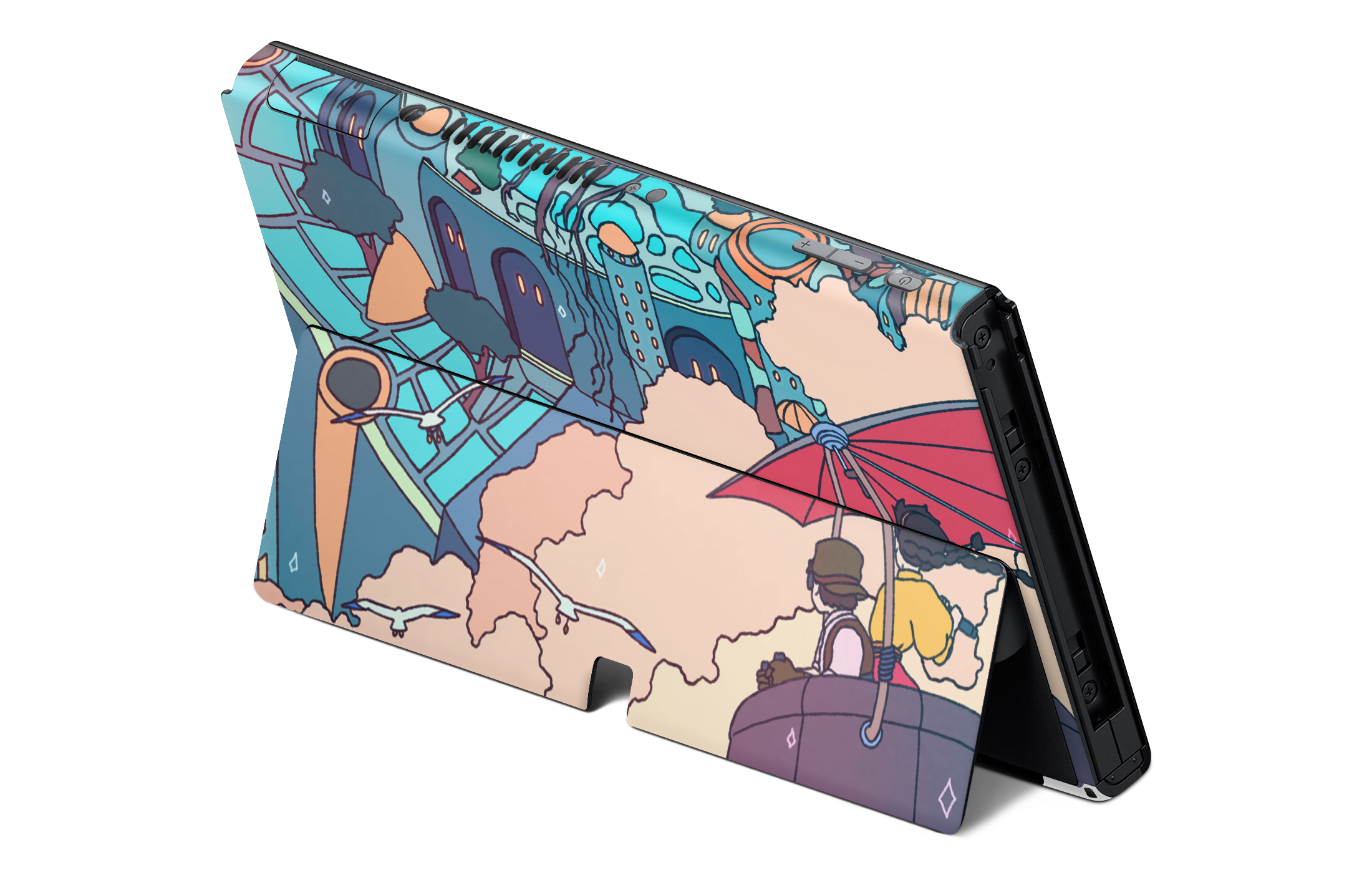 Nintendo Switch OLED Skin Castle in the Sky