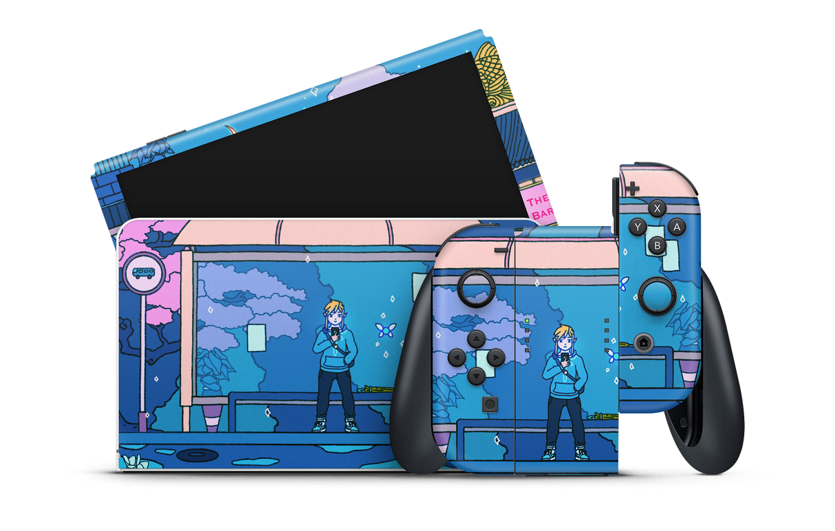 Nintendo Switch OLED Skin Chill City