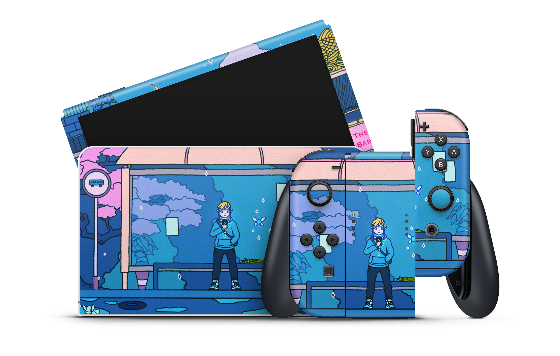 Nintendo Switch OLED Skin Chill City
