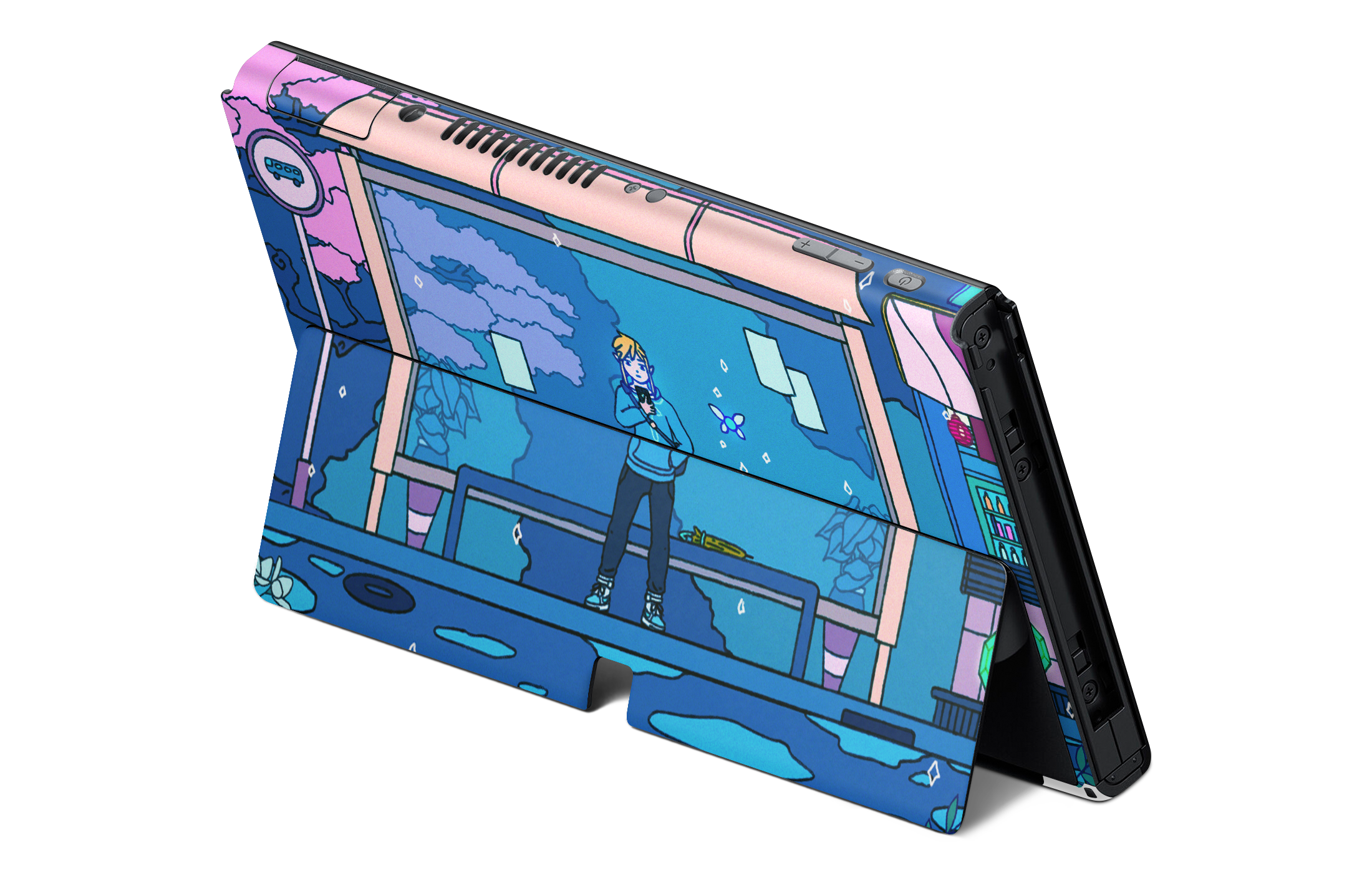 Nintendo Switch OLED Skin Chill City