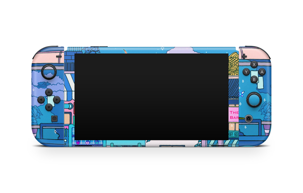 Nintendo Switch OLED Skin Chill City