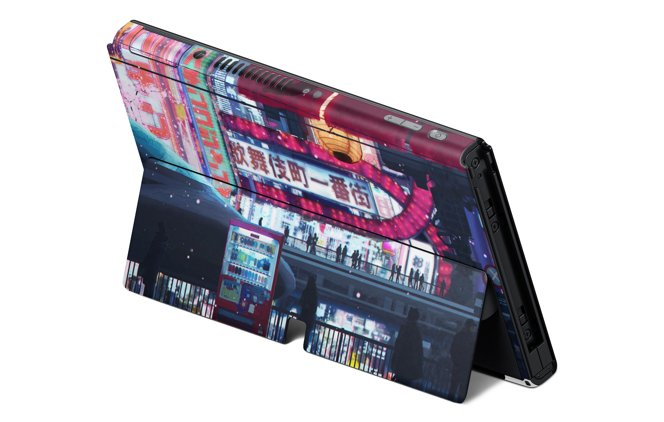 Nintendo Switch OLED Skin Cyberpunk Streets