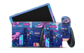 Nintendo Switch OLED Skin Cyberpunk Village