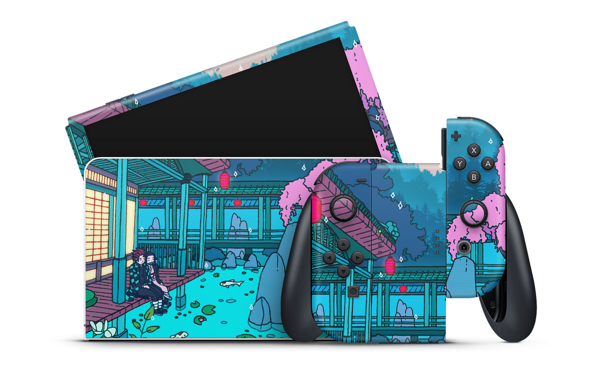 Nintendo Switch OLED Skin Slaying Estate