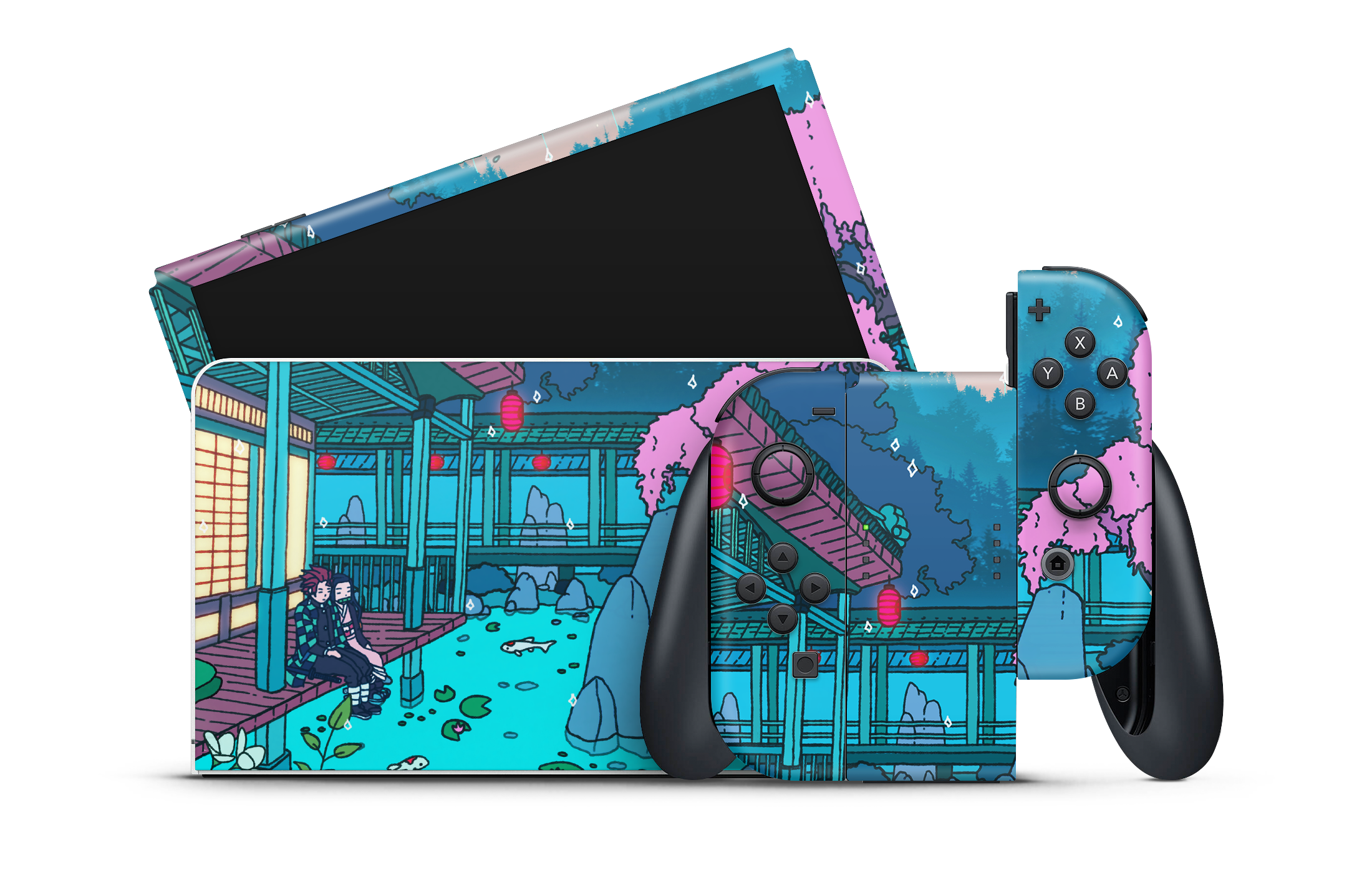 Nintendo Switch OLED Skin Slaying Estate