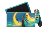 Nintendo Switch OLED Skin Girl on the Moon