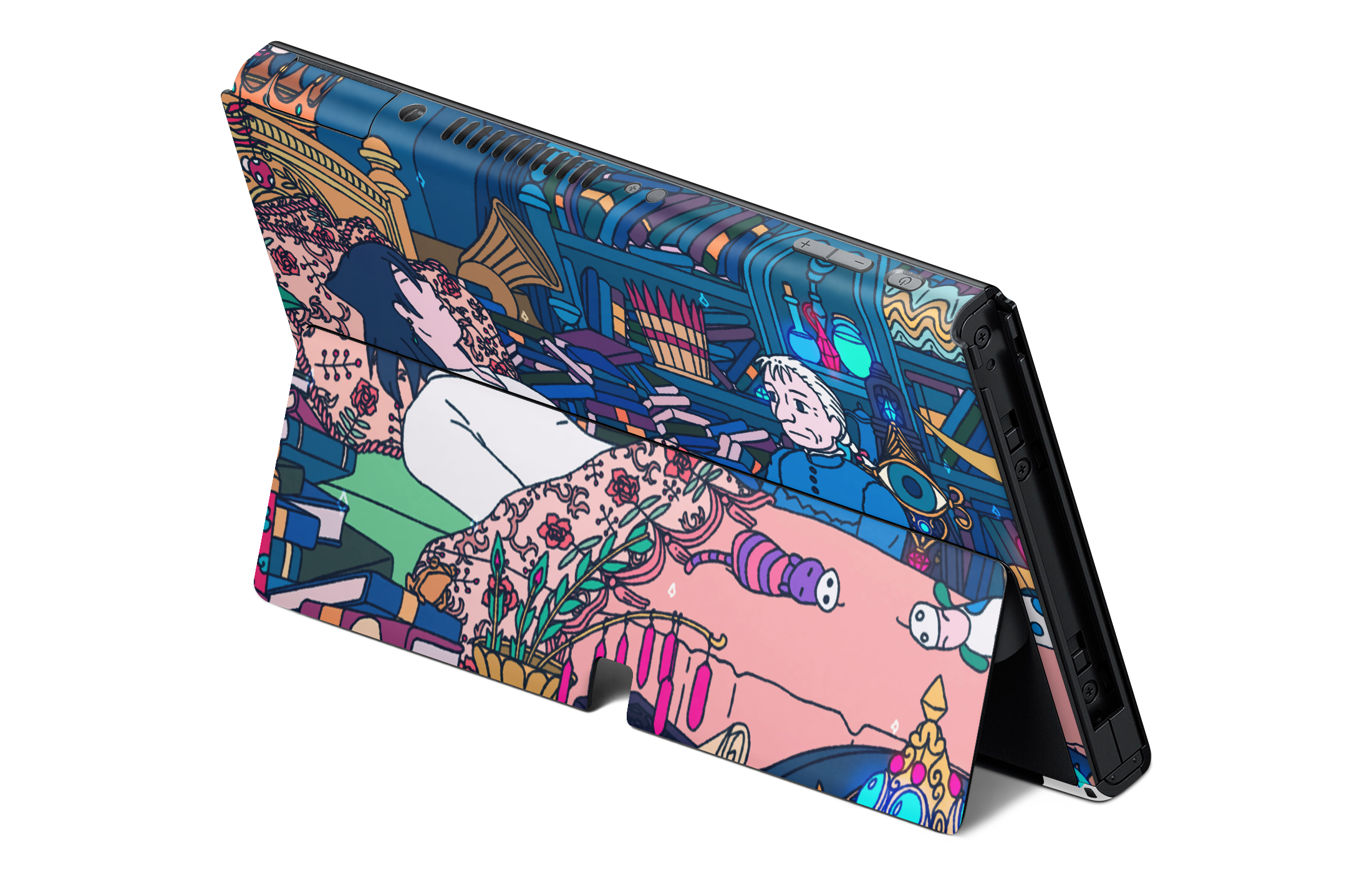 Nintendo Switch OLED Skin Howl's Room