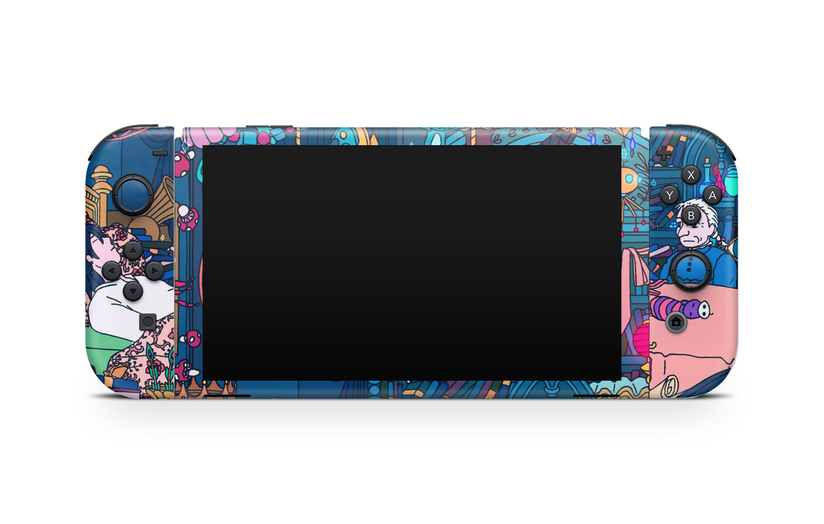 Nintendo Switch OLED Skin Howl's Room
