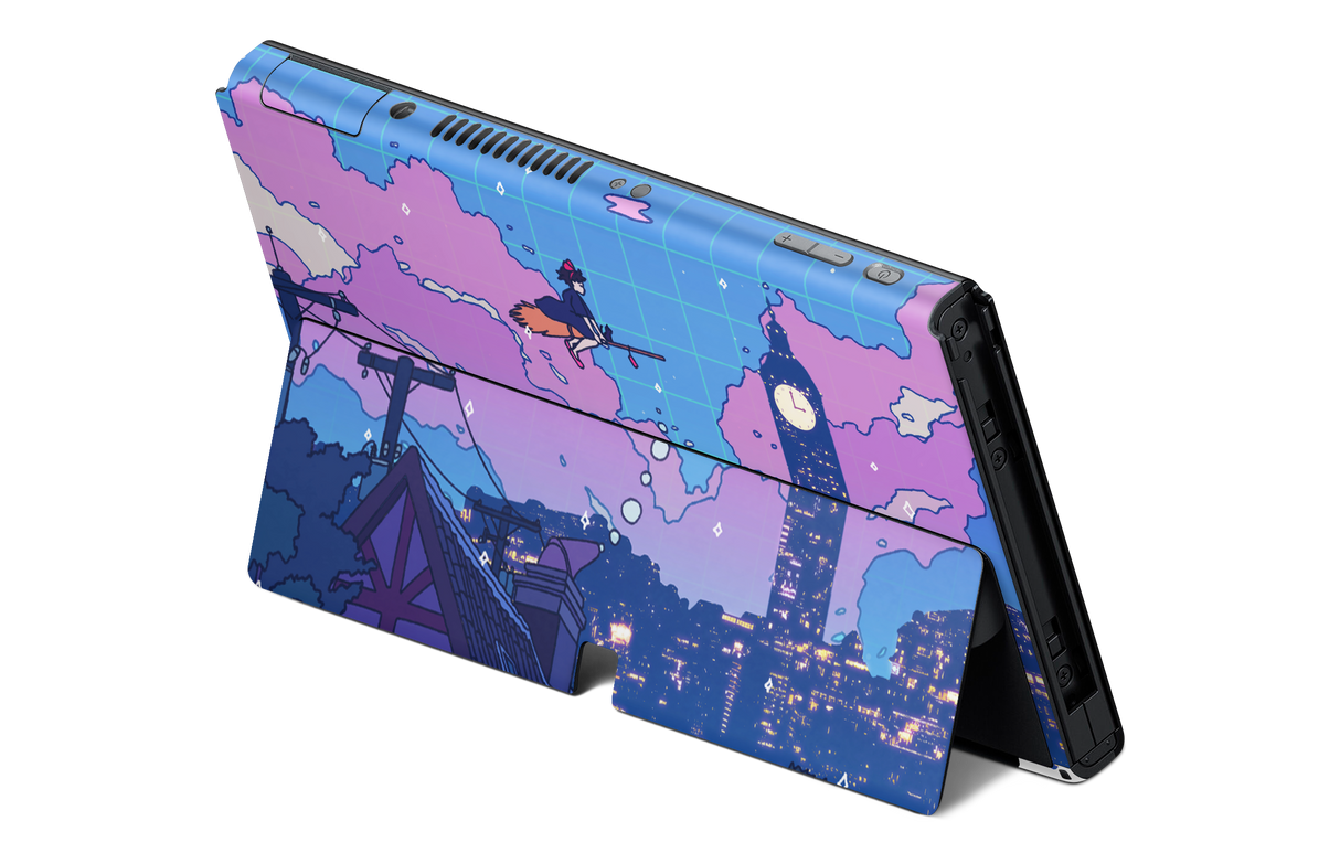 Nintendo Switch OLED Skin Night Flight