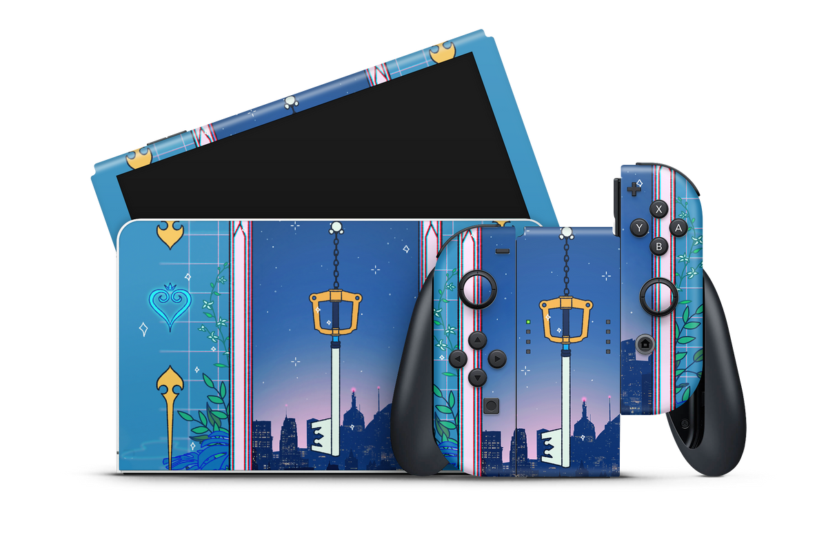 Nintendo Switch OLED Skin Kingdom LoFi