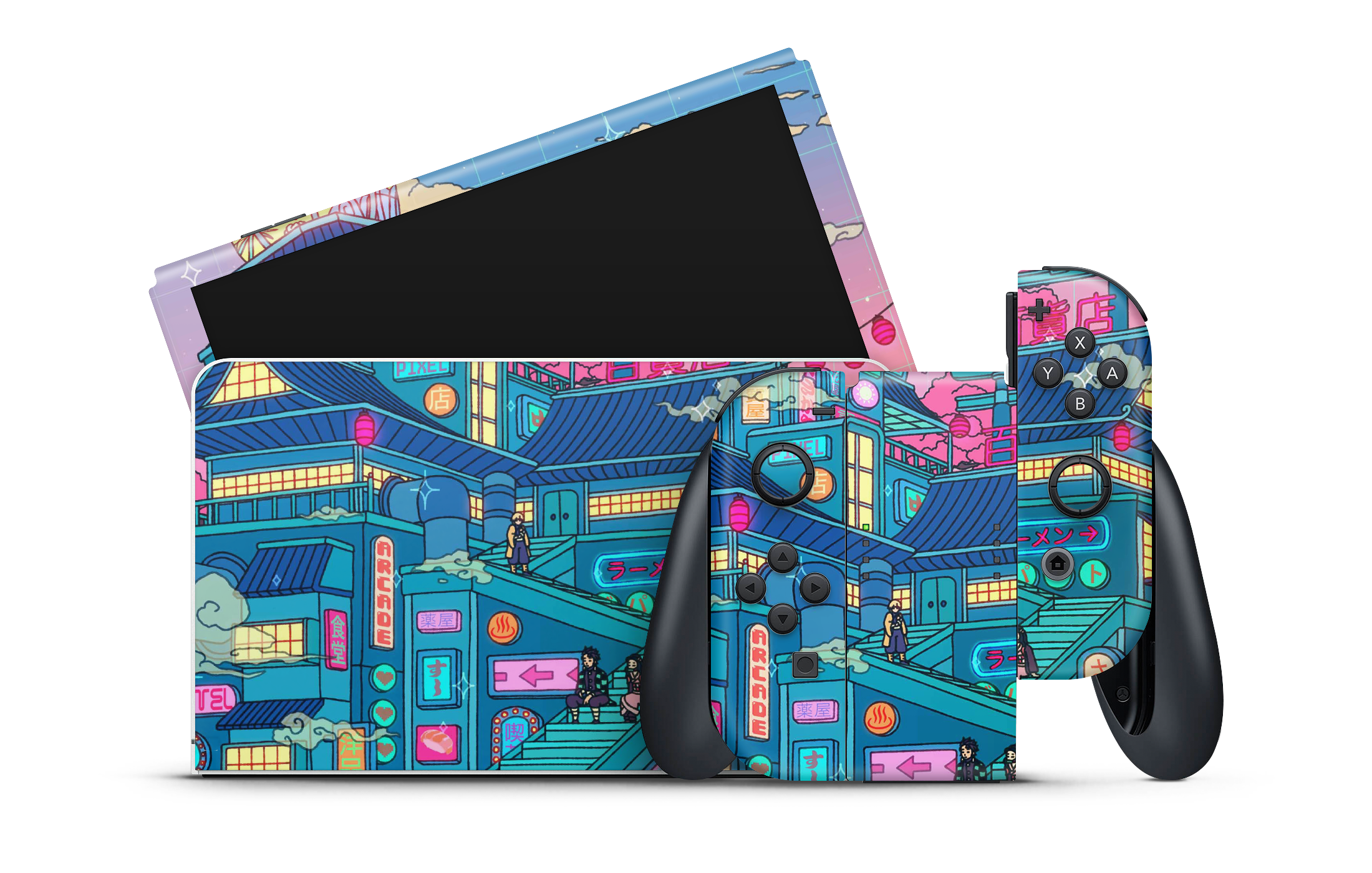 Nintendo Switch OLED Skin Lantern Festival