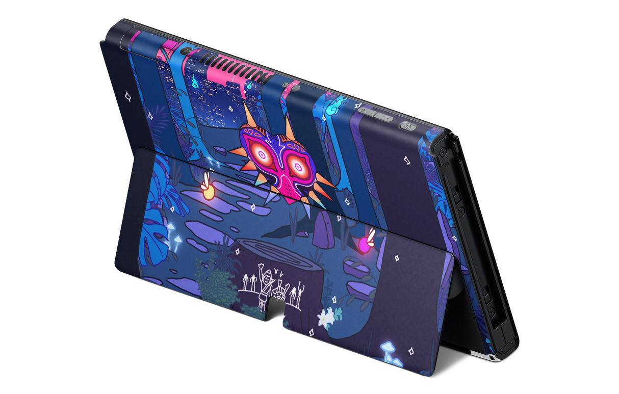 Nintendo Switch OLED Skin Majora's mask