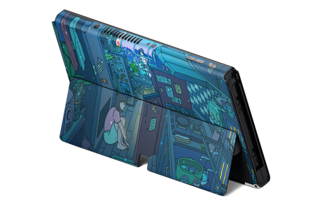 Nintendo Switch OLED Skin Perfect Blue