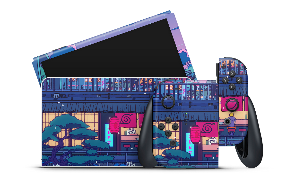 Nintendo Switch OLED Skin Ramen Village