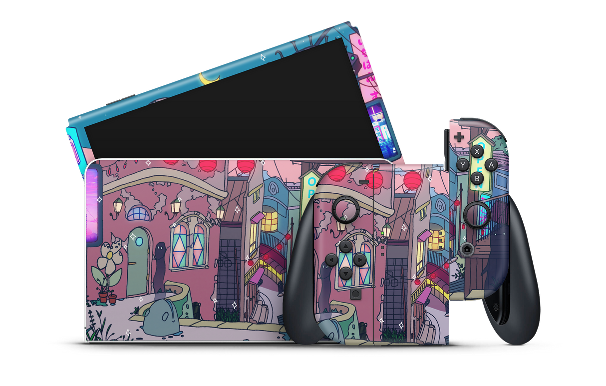 Nintendo Switch OLED Skin Away & Chill