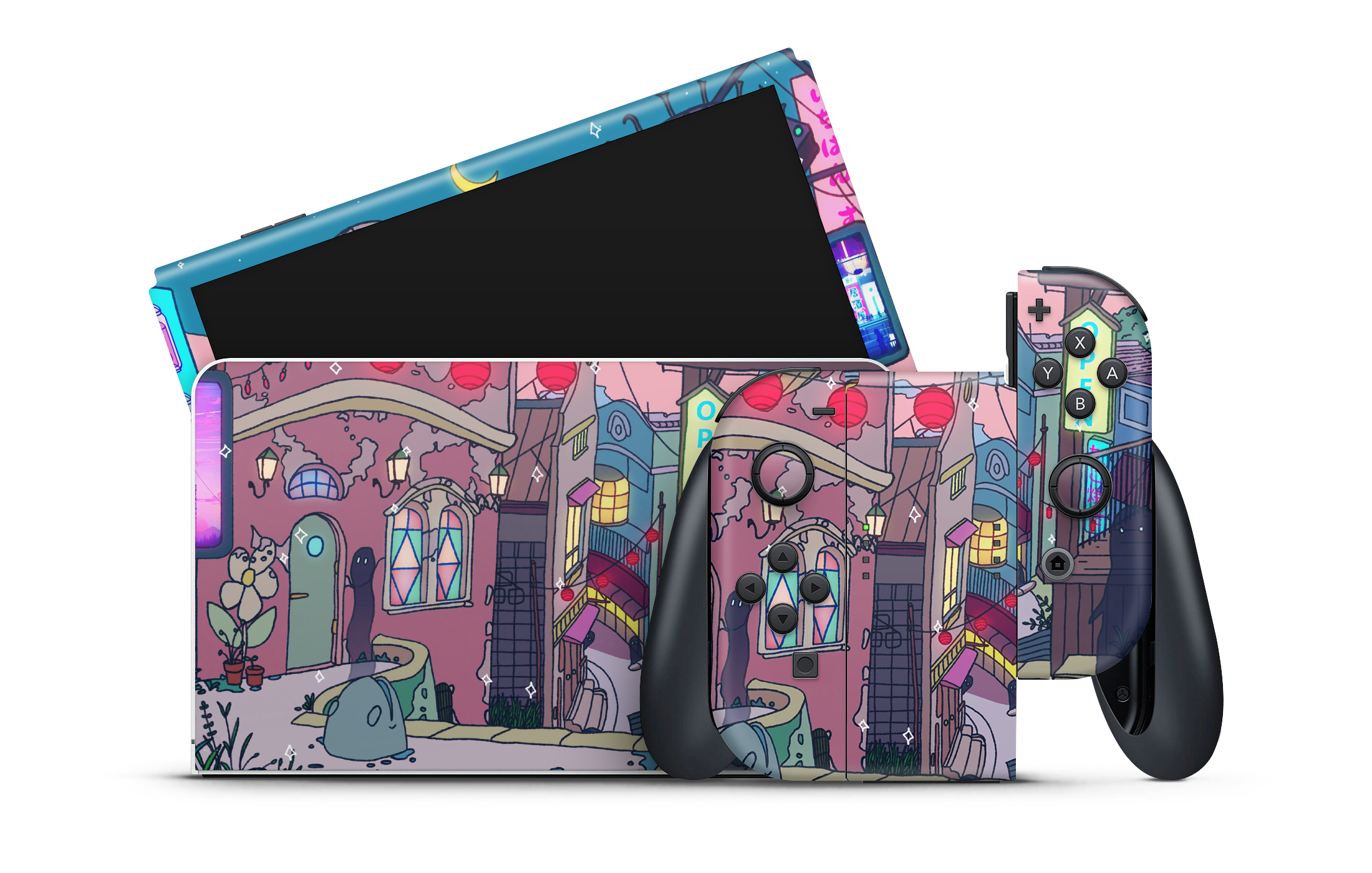 Nintendo Switch OLED Skin Away & Chill