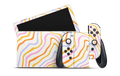 Nintendo Switch OLED Skin Abstract Rainbow