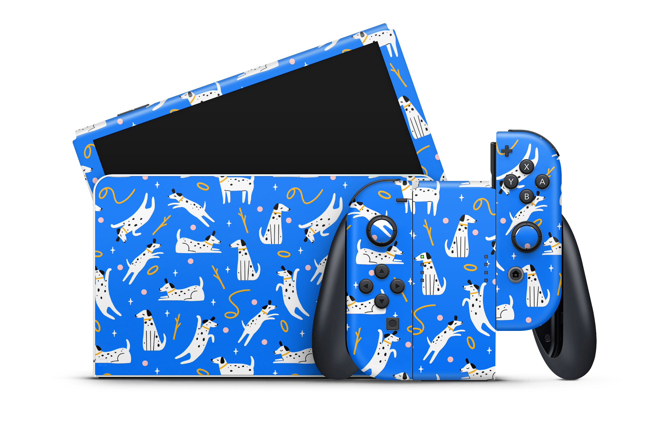 Nintendo Switch OLED Skin Cobalt Dog