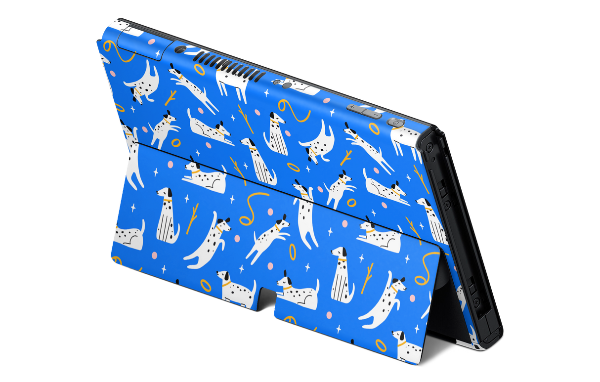 Nintendo Switch OLED Skin Cobalt Dog