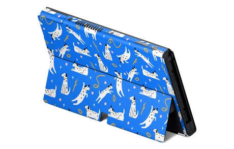 Nintendo Switch OLED Skin Cobalt Dog