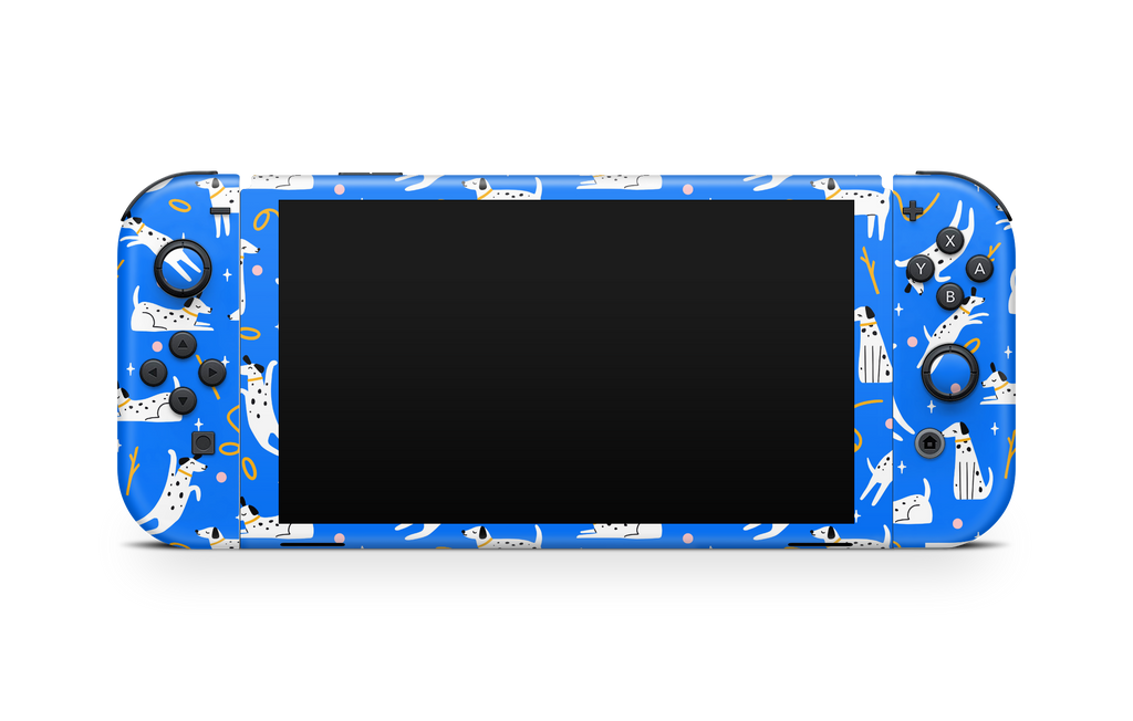 Nintendo Switch OLED Skin Cobalt Dog