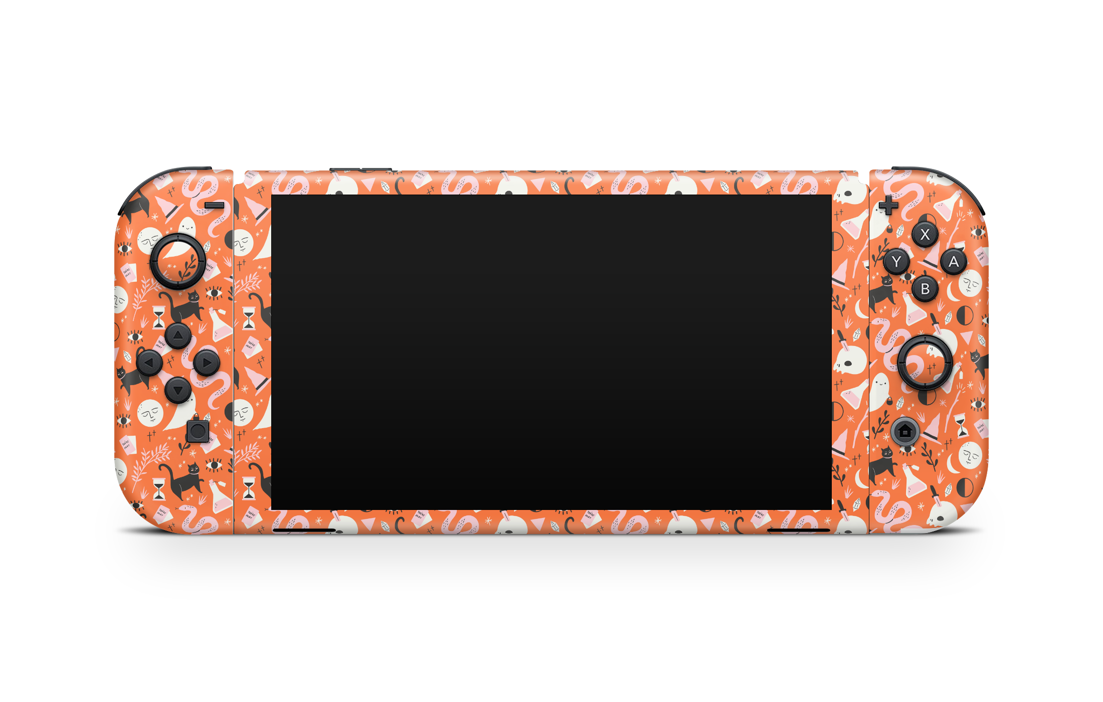Nintendo Switch OLED Skin Halloween Pattern