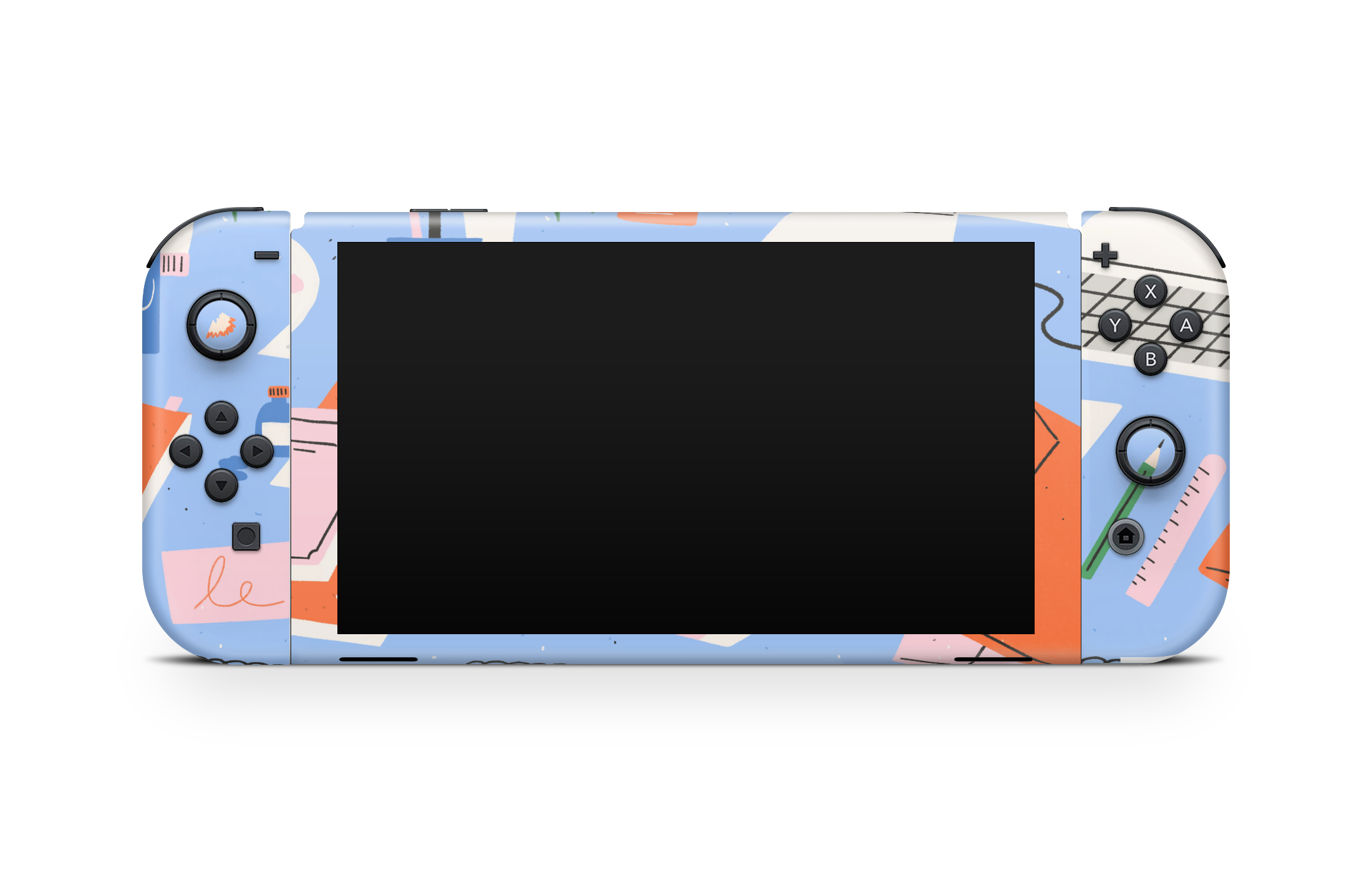 Nintendo Switch OLED Skin Messy Desk
