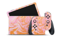 Nintendo Switch OLED Skin Retro Lava