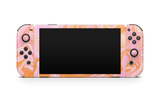 Nintendo Switch OLED Skin Retro Lava