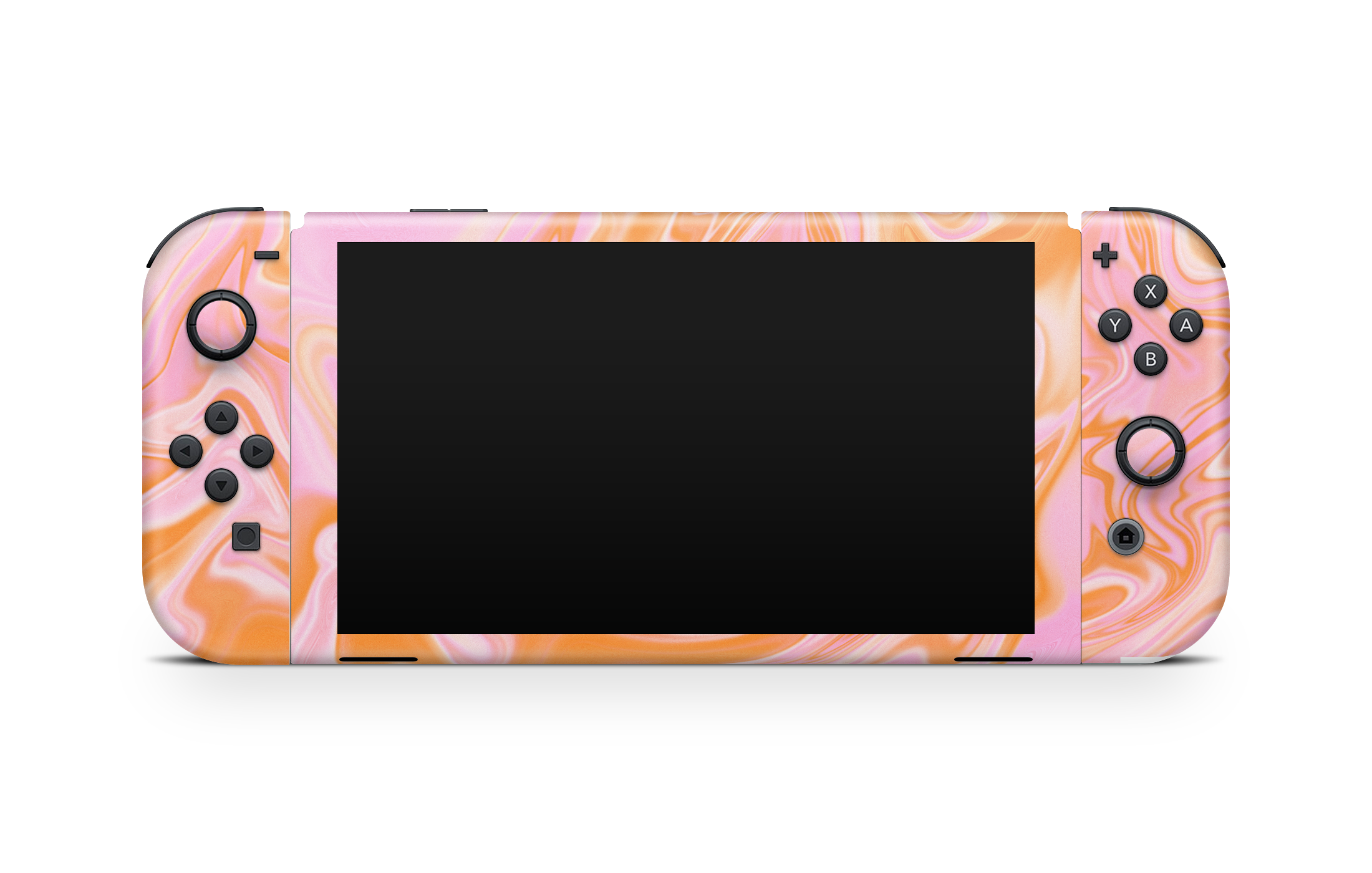 Nintendo Switch OLED Skin Retro Lava
