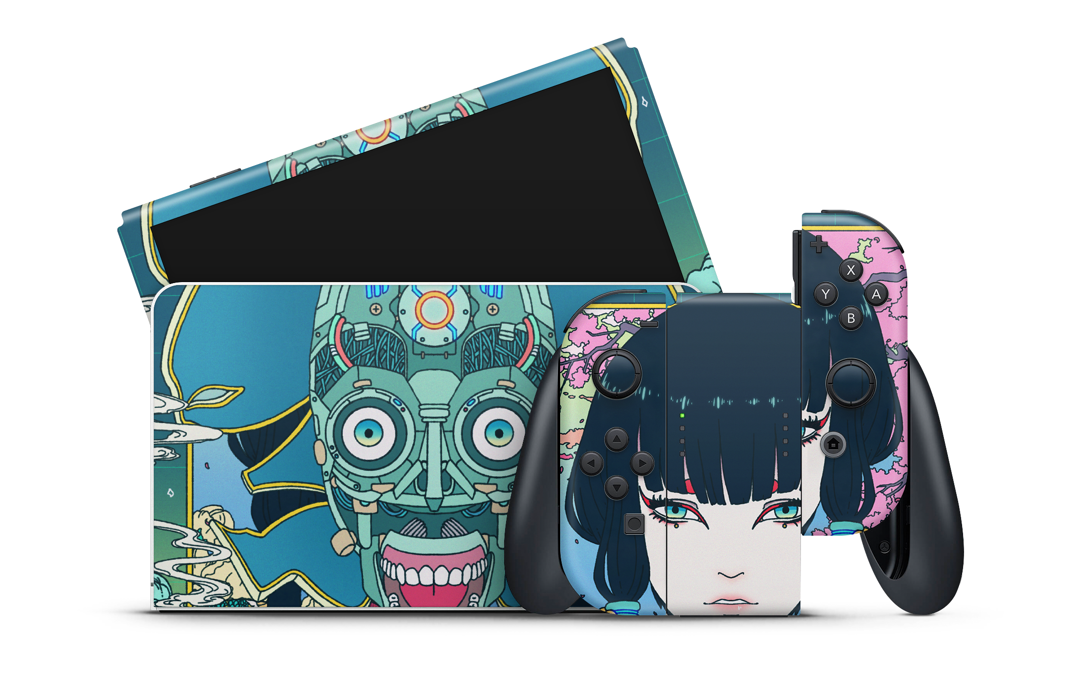 Nintendo Switch OLED Skin Kirisame