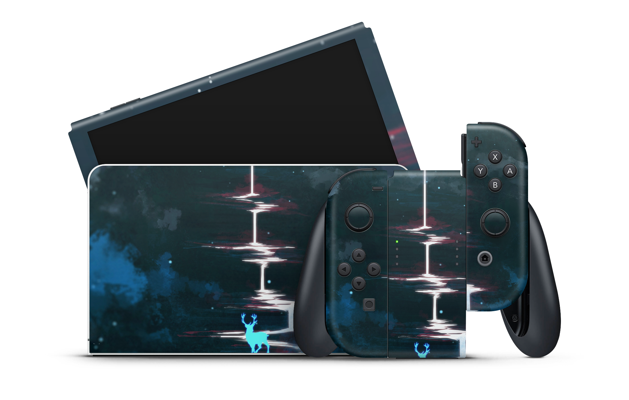 Nintendo Switch OLED Skin Lunar Dripping