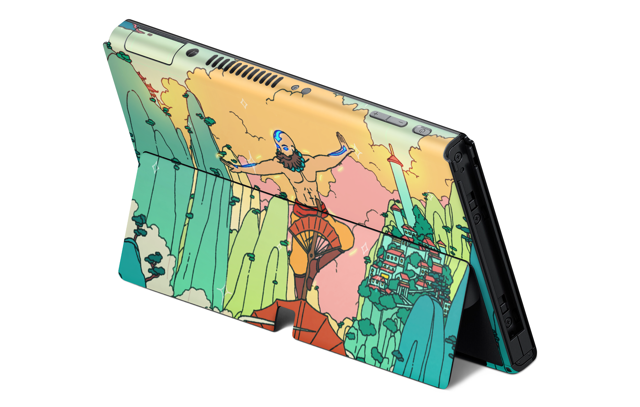 Nintendo Switch OLED Skin Aang Atla