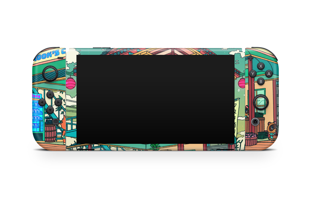 Nintendo Switch OLED Skin Animal Crossing
